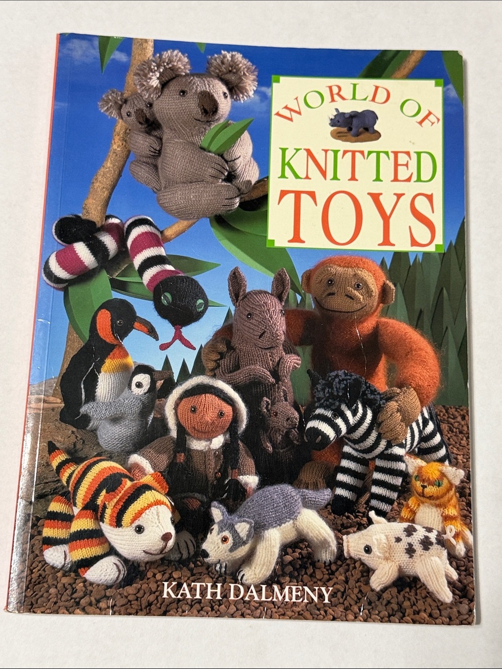 VINTAGE Y2K world of knitted toys book! Book of 50+ patterns.